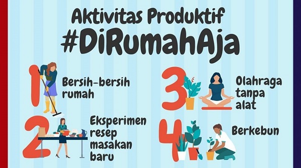 Aktivitas produktif di Rumah aja
