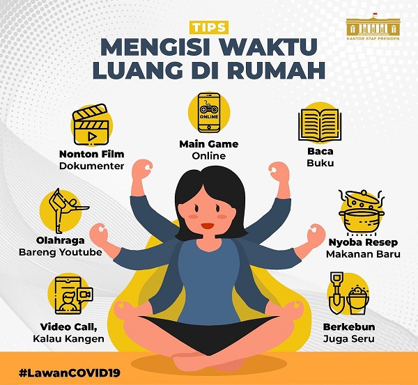 Mengisi Waktu Luang di Rumah. (foto: ist/KSP)