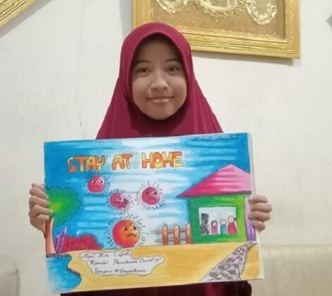 Poster karya Mutia Amalia, Kelas VII #Delonix026