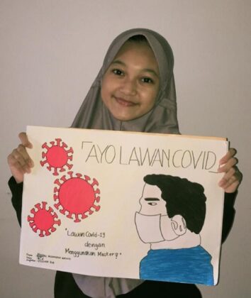 Poster karya Izzatul Qur'ani, Kelas IX #Visioner824