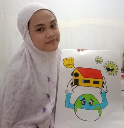 Poster karya Musdalifah Aulia Pratiwi, Kelas IX #Visioner824