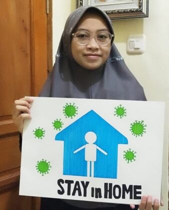 Poster karya Fauziah Mumtaza Mulya, Kelas X IPA #AlMaqazah723 (foto: ist/blogsantri)