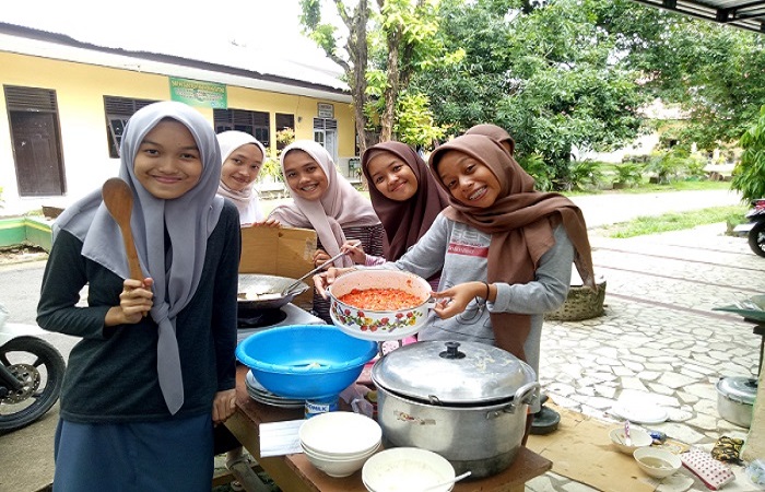 Praktek Prakarya Kuliner. (foto: ist/*)